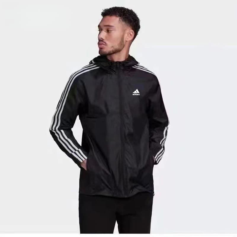 Cross-border 2025 autumn new three-stripes trendy fashion sports and casual windbreaker Adidas top jacket jacket for men