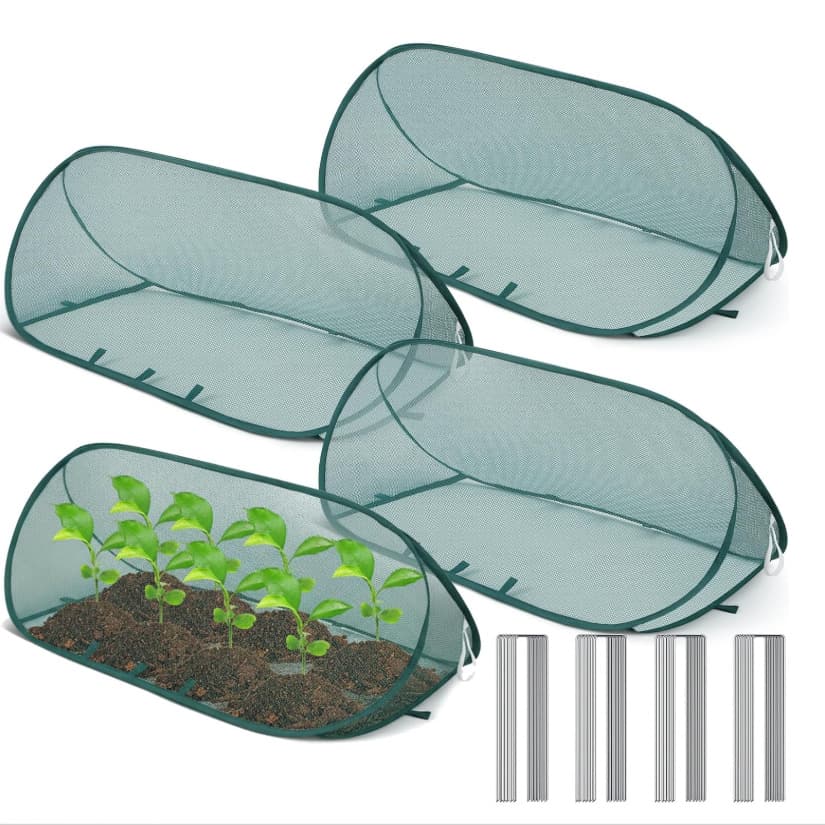 Factory Direct Cage Netting Cross-border Plant Insect Bird Net Vegetable Garden Mosquito Net Amazon Potted Plant