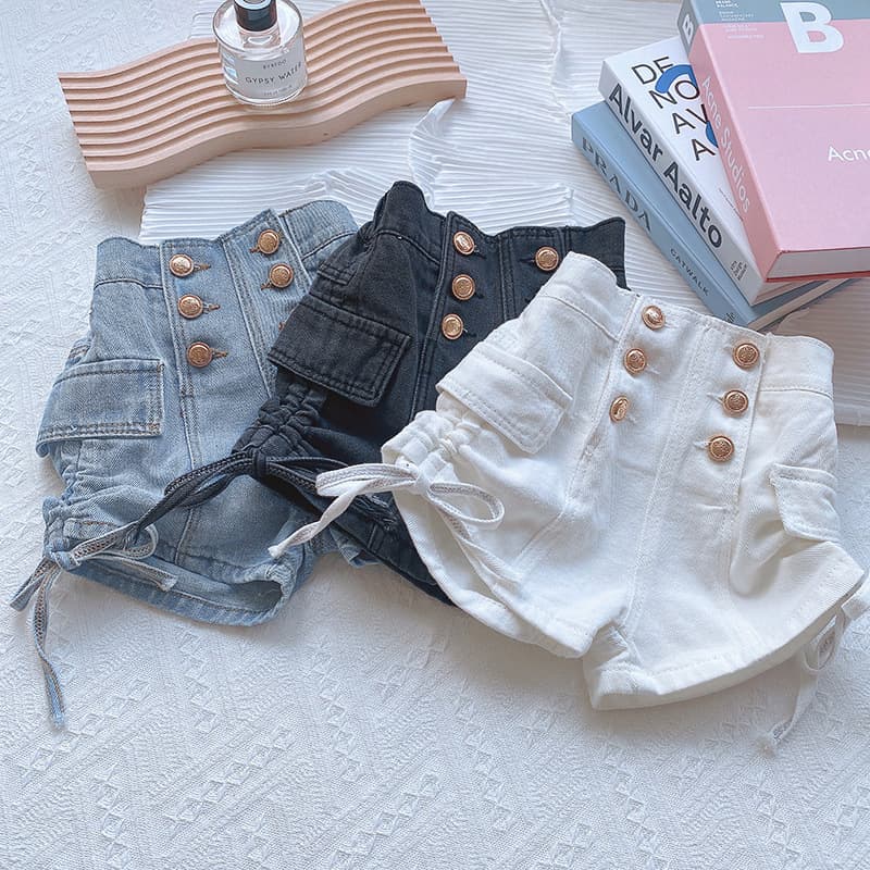 Children's Denim Shorts 2022 New Summer Thin Style Baby Heat Pants Outerwear Kids Clothing 52993 Ninemothed Children's Wear