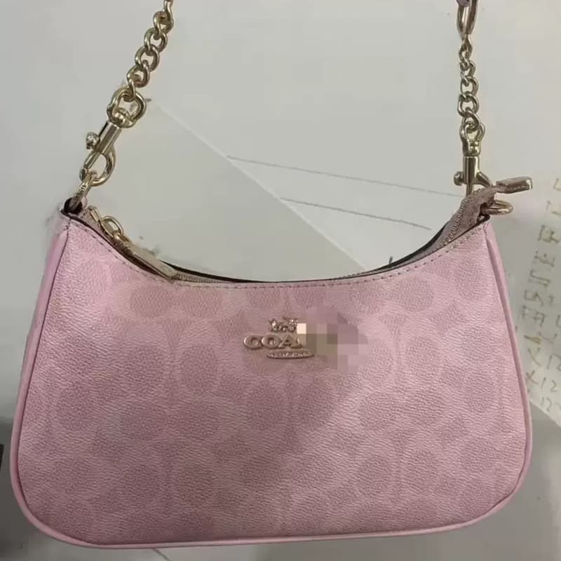 Coco's Teri Underarm Crescent Bag Vintage Old Flower Women's Bag Classic Old Flower Mahjong Bag Fashion Shoulder Crossbody Bag