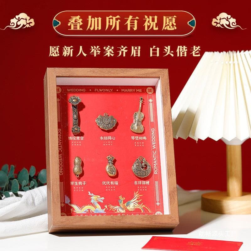 Newlywed Gift Wedding Engagement Gift for New Couple Bride Practical Handmade DIY Wedding Decoration