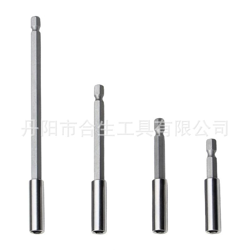 60/75/100/150mm hex shank extension rod, 1/4 quick-change hex shank extension rod bit connector