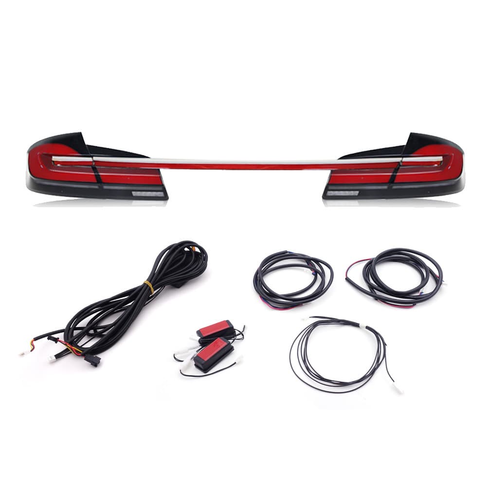 Through-type LED Tail Light Assembly Brake Turn Signal G30G38 Style For BMW 5 Series F10 F18