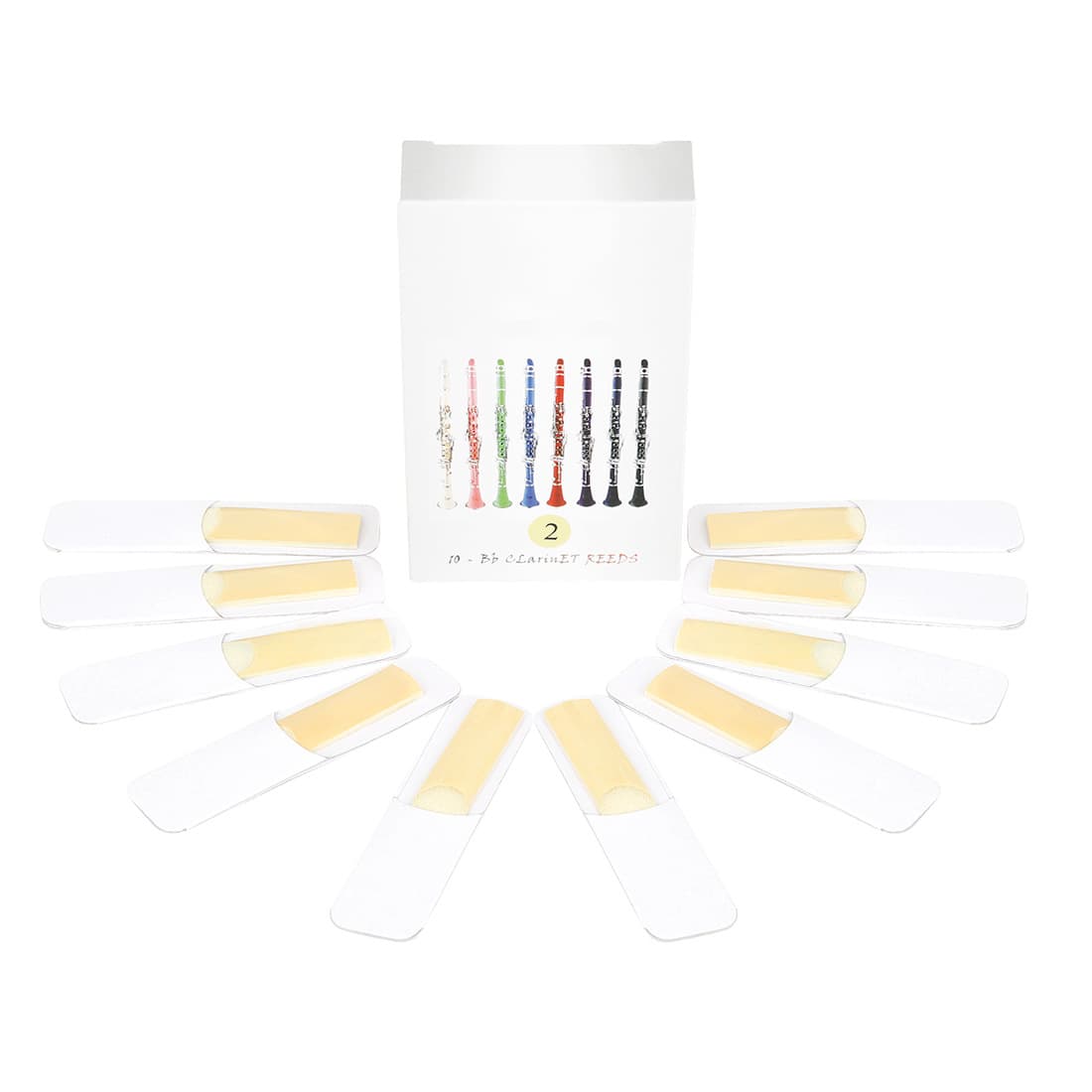 10 Pieces Alto Saxophone Reeds 2 2.5 3 Number Black Box White Box Woodwind Instrument Accessories Wholesale LADE Brand