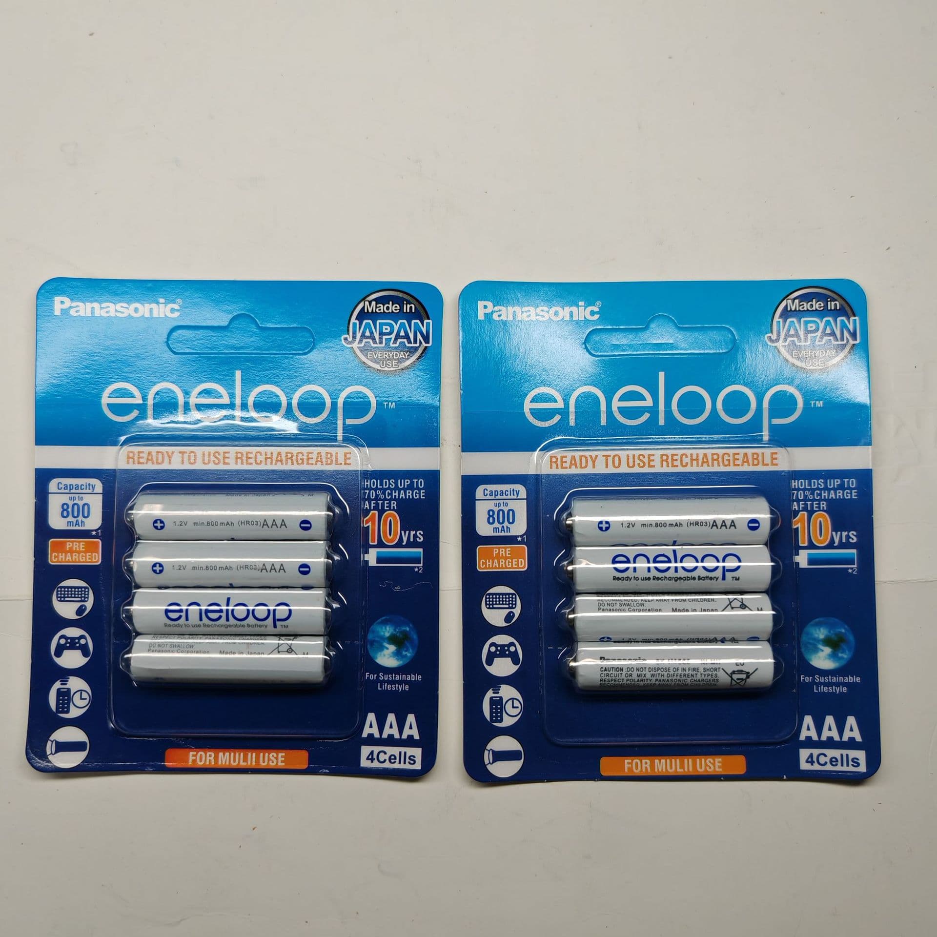 Original Panasonic Eneloop AA AAA Rechargeable Batteries Low Self-Discharge for Camera Flash Toys Microphone KTV