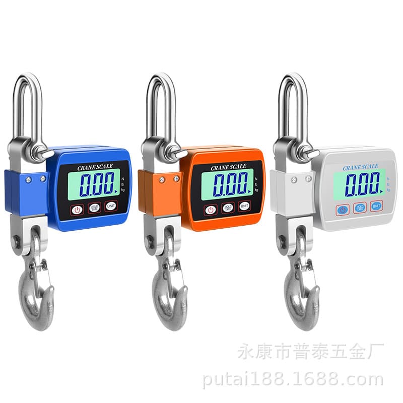 Manufacturer's new industrial scale, in-stock 500kg handheld electronic scale, LCD hook scale, electronic hanging scale