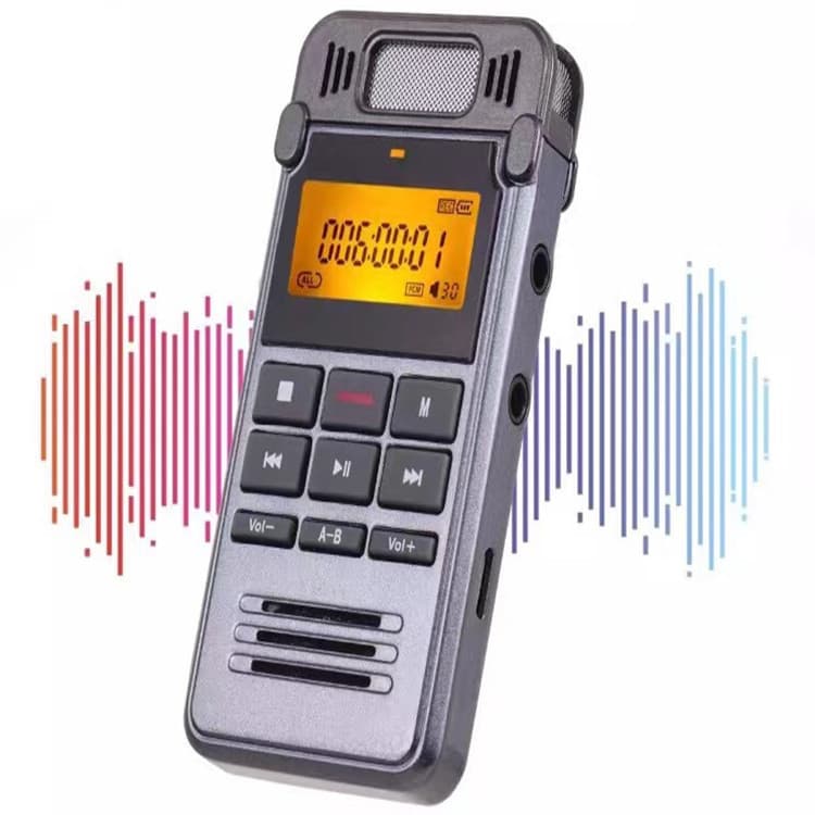 Factory Direct Voice Recorder HD Noise Reduction Long-Distance Recording Professional Voice Recorder MP3 Player for Foreign Trade Cross-Border