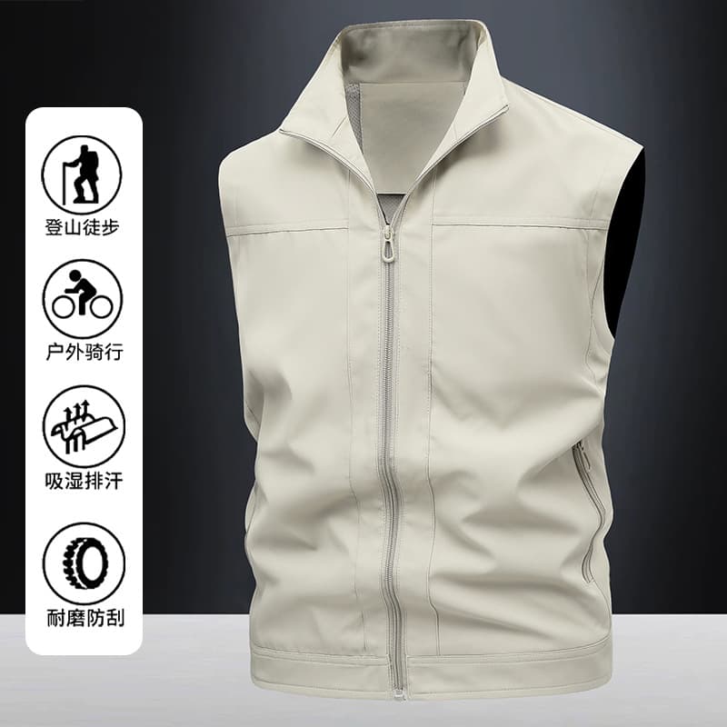 Work Vest Men's Outdoor Photographer Fishing Vest Couple Style Workwear Director Vest Trendy Men's Clothing Cross-border