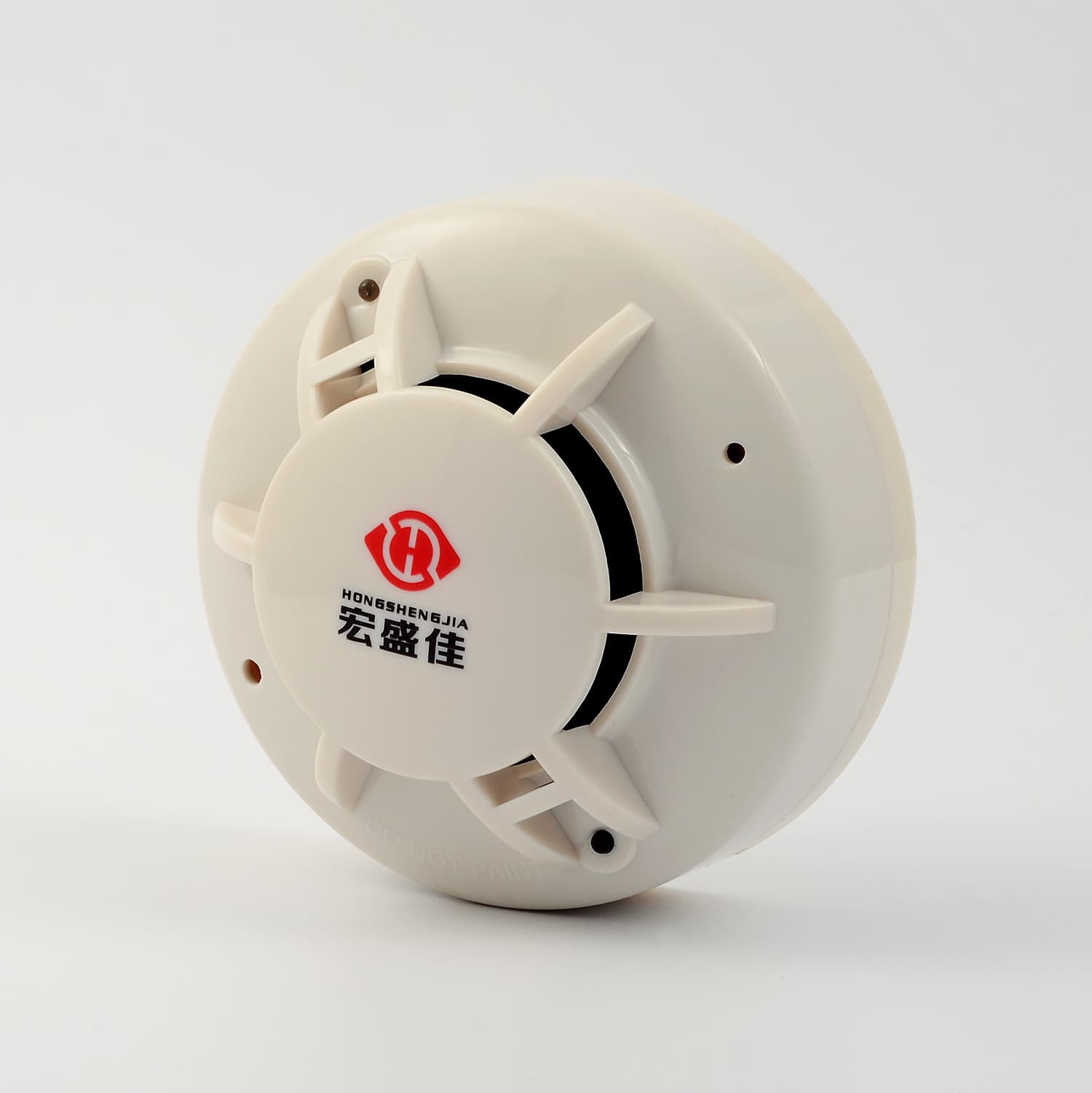 Composite smoke and temperature detector with RS485 signal; integrated networked smoke and temperature detector sensor.