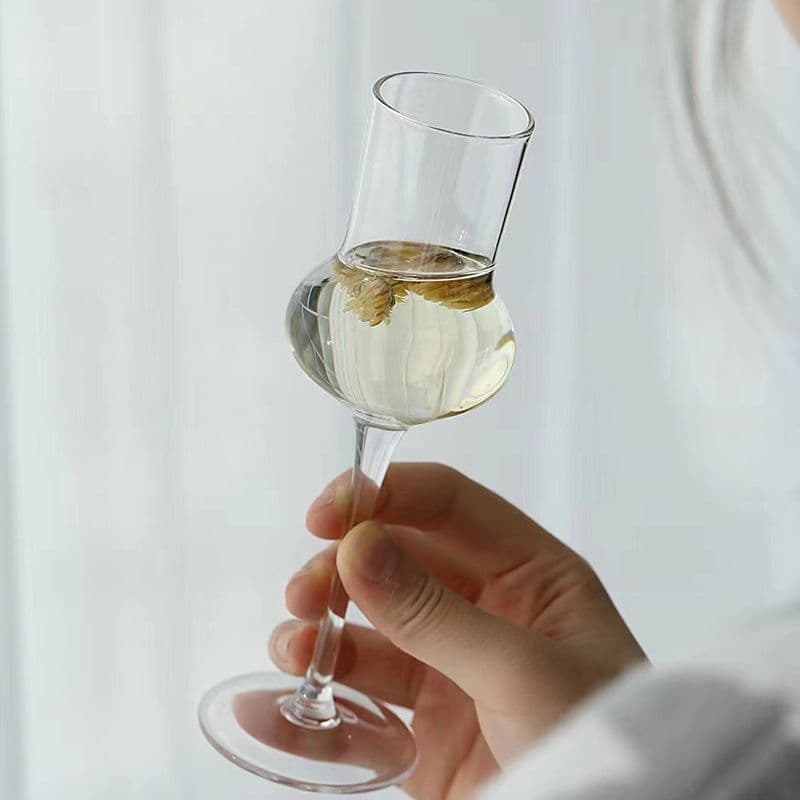 Whiskey tasting cup, creative cocktail cup, glass goblet, tea cup, tea ceremony smelling cup, special-shaped cup