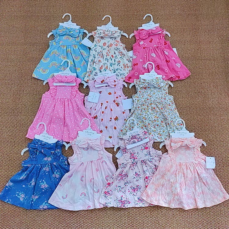 Baby Girl Dress Skirt 3-Piece Newborn Outfit Children's Suit Dress Category A