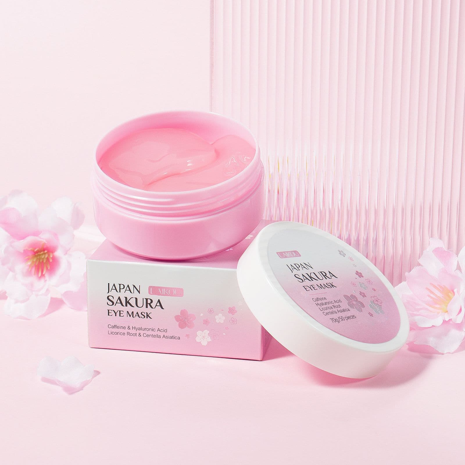 LAIKOU Sakura Eye Mask 50pcs Hydrating Moisturizing Eye Care Skin Care Products Wholesale Direct from Guangdong China