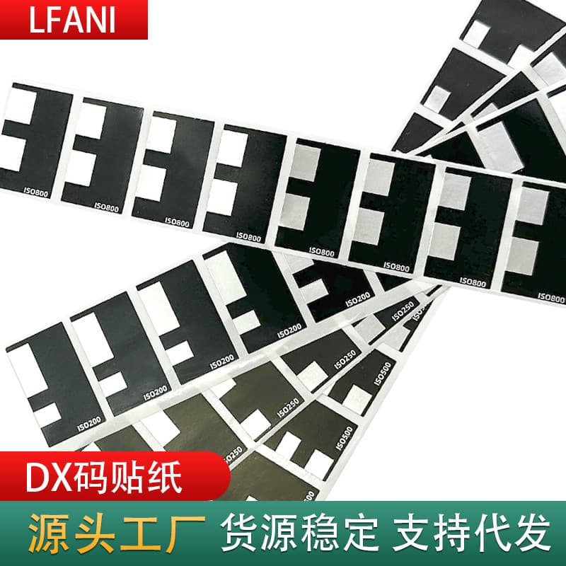 135 Film Rolls Dx Code Stickers Black White Colorful Film Rolls Dark Box Packaging Iso Identification Sensitivity