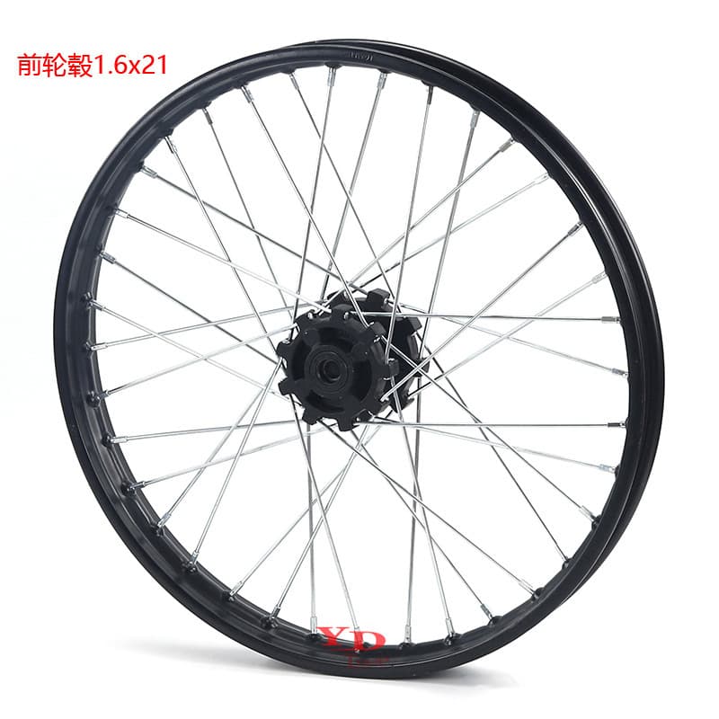 Off-road Motorcycle Parts Steel Rim Iron Rim Front Hub 1.60X21 Inch Rear Hub 2.15X18 Inch Wheel Rim Drum Core