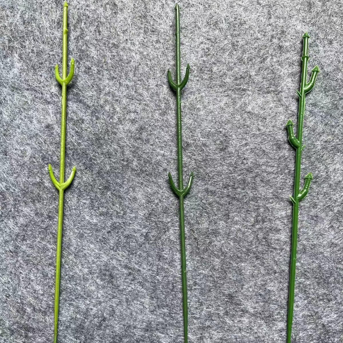 Simulated flower pole, flower branch pole, iron wire, rubberized flower arrangement material, flower branch accessories wholesale, DlY production