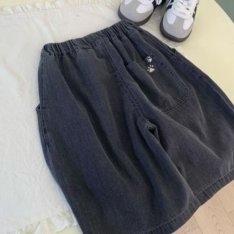 Boys' Denim Cropped Pants 2025 Summer New Children's Korean Style Loose Soft Denim Casual Pants Baby Medium Pants Trendy
