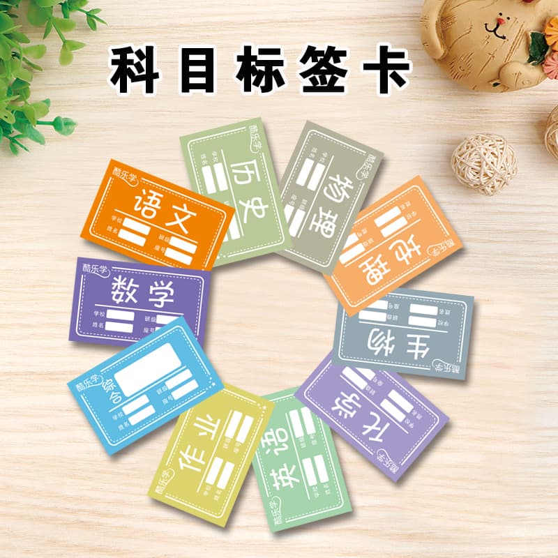Direct supply from manufacturers: subject classification tote bags for primary and secondary students, transparent nylon mesh bags with buckle clasps and classification labels