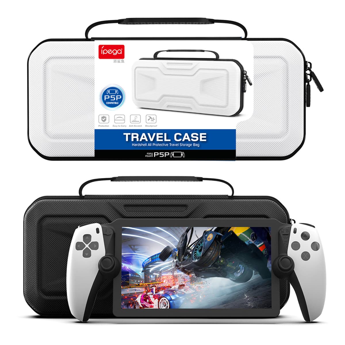 PS5 Portal Handheld Zipper EVA Hard Case PS5 New Handheld Mecha Storage Bag Portable Carry Bag
