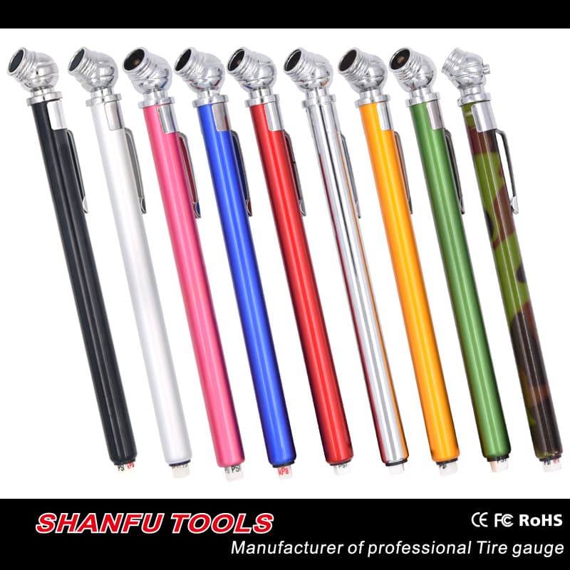 Tire Pressure Pen Car Tire Pressure Gauge Portable Mini Tire Pressure Scale Pen Style Hot Selling