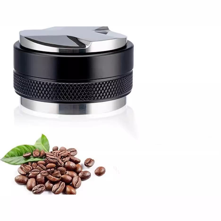 Cross-border coffee powder dispenser, 304 stainless steel double-headed slurry-type powder dispenser, coffee accessories, tamper, maca