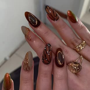 Export Fake Nails Butterfly Wing Wearable Nails 3D Ripple Detachable Nail Tips Nail Stickers 24-Piece Wholesale