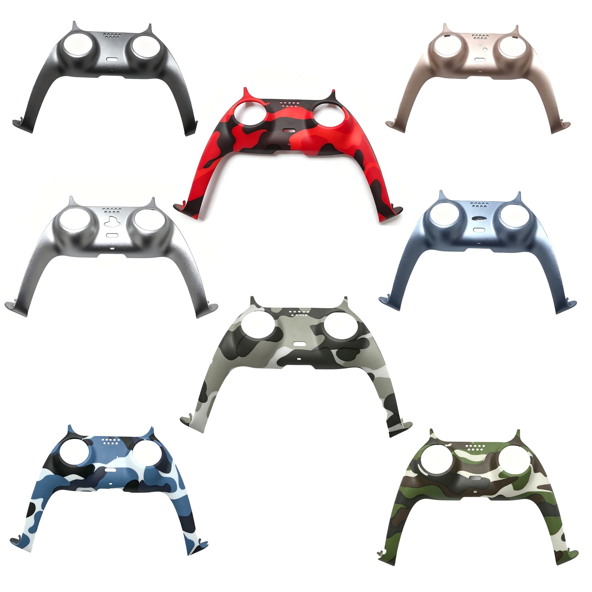 Suitable for PS5 game controller button decorative strip replacement shell DIY modified color accessories game controller maintenance
