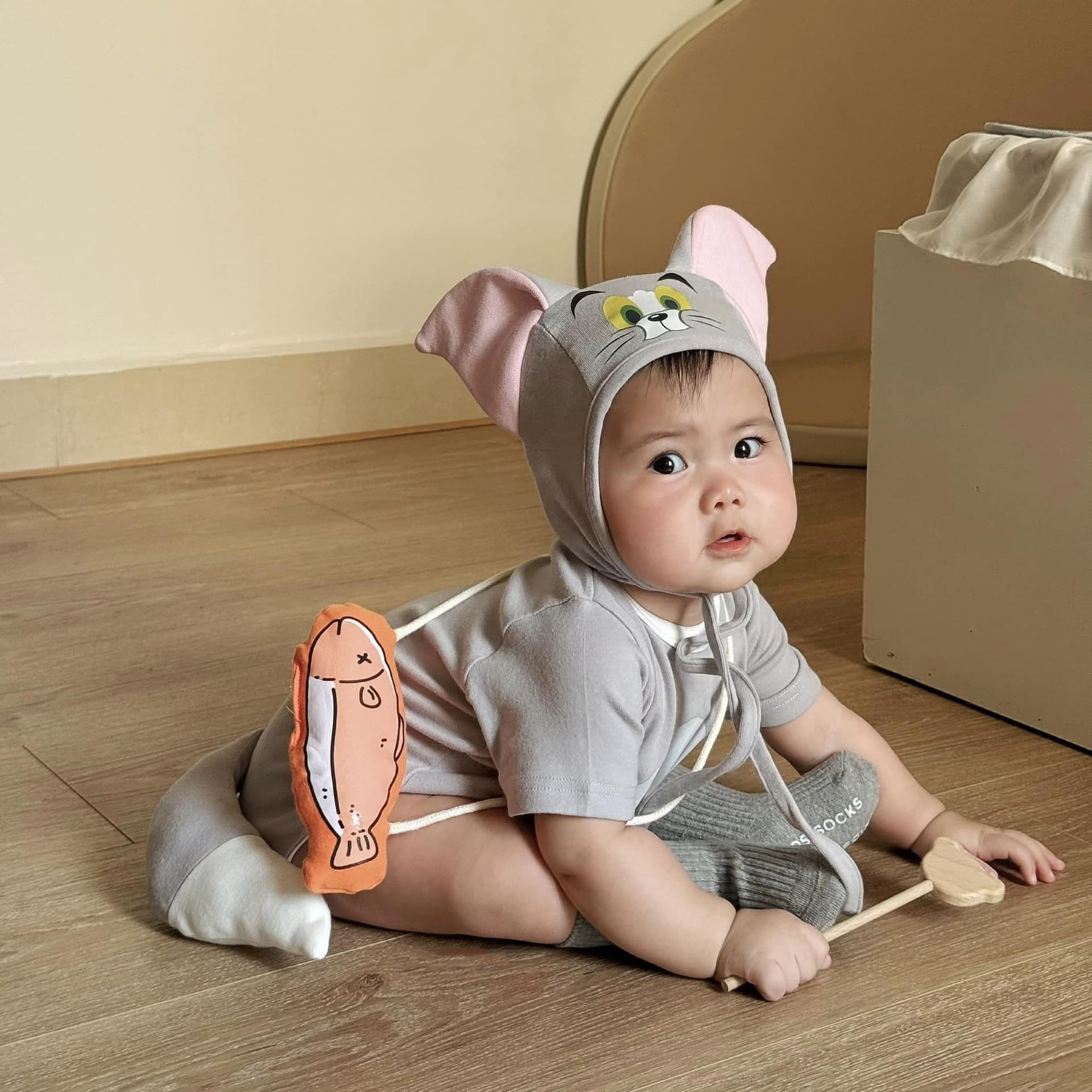 New Summer Romper Ins Style Baby Onesie 100 Days Photo Studio Children's Clothing Baby Tom Costume Class A