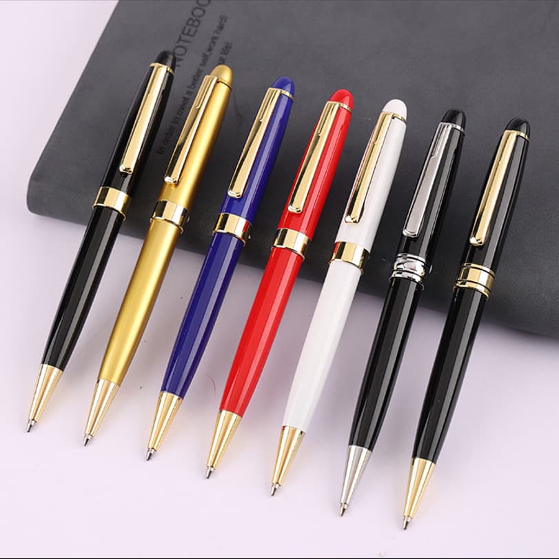 Rotating Ballpoint Pen Business Metal Ballpoint Pen Advertising Creative Engraved Gift Pen Student High-End Signature Promotional Pen