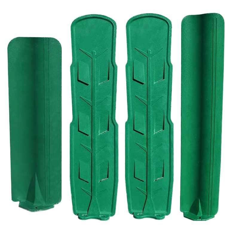 Manufacturer wholesale FRP molded anti-glare panels, manufacturer highway shading panels reverse S-shaped leaf-shaped anti-glare panels