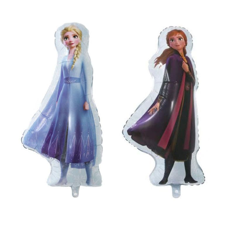 Frozen Elsa Balloon Baby Atmosphere Happy Birthday Ceremony Decoration for Girls Children Scene Setup