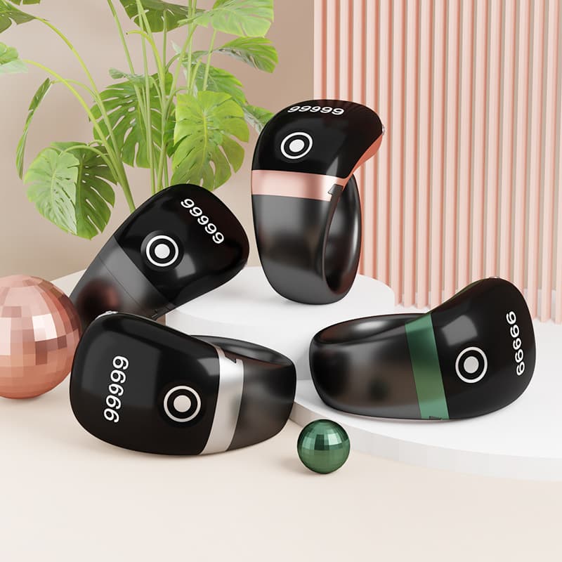 Southeast Asia's hottest new product: S7 touch-count smart ring with app time reminder and button.
