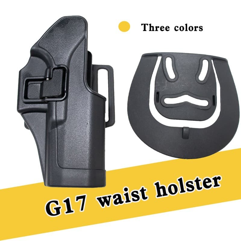 CQC Tactical Glock G17 Holster Waist Quick Draw Glock Gun Bag Waist Mount Military Fan Film and Television Props Holster