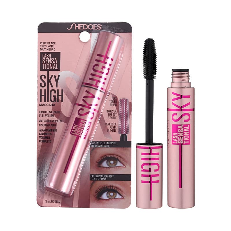 Shedoes Cross-border 4D Volumizing Waterproof Mascara - Thickening, Curling, Lengthening, Smudge-proof