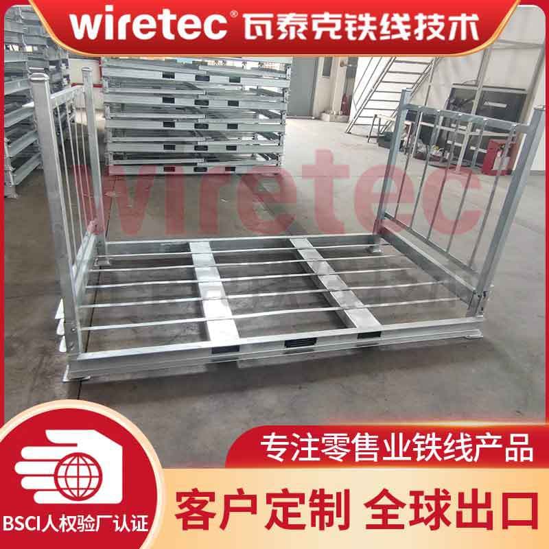 Metal carbon steel multi-layer load-bearing stacking rack, forklift handling storage material box, material rack, storage rack