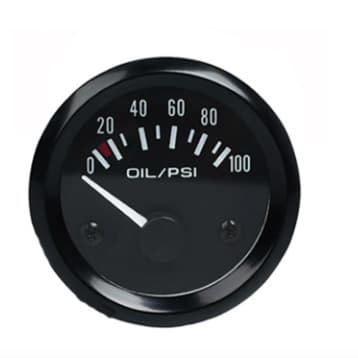 52MM Car Modification Gauge Voltage Water Temperature Oil Temperature Oil Pressure Fuel Level Current Gauge Fuel Sender Pointer 12V