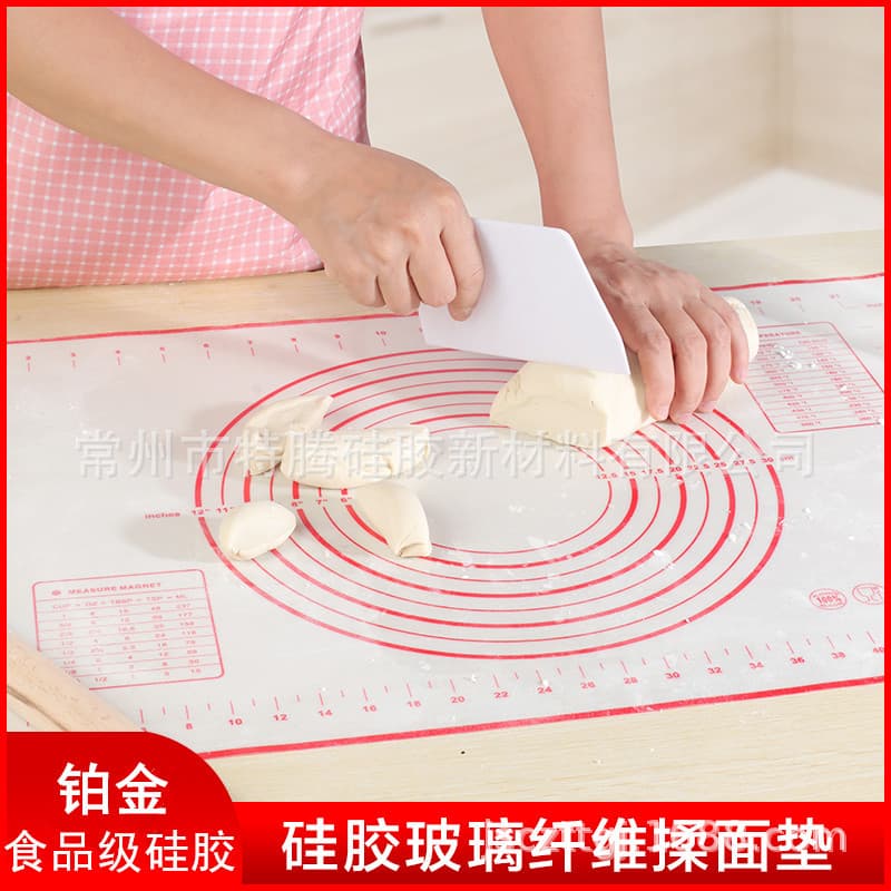 Platinum silicone kneading mat, non-slip, non-stick, high-temperature resistant, baking, dough rolling mat, food-grade silicone kneading mat.