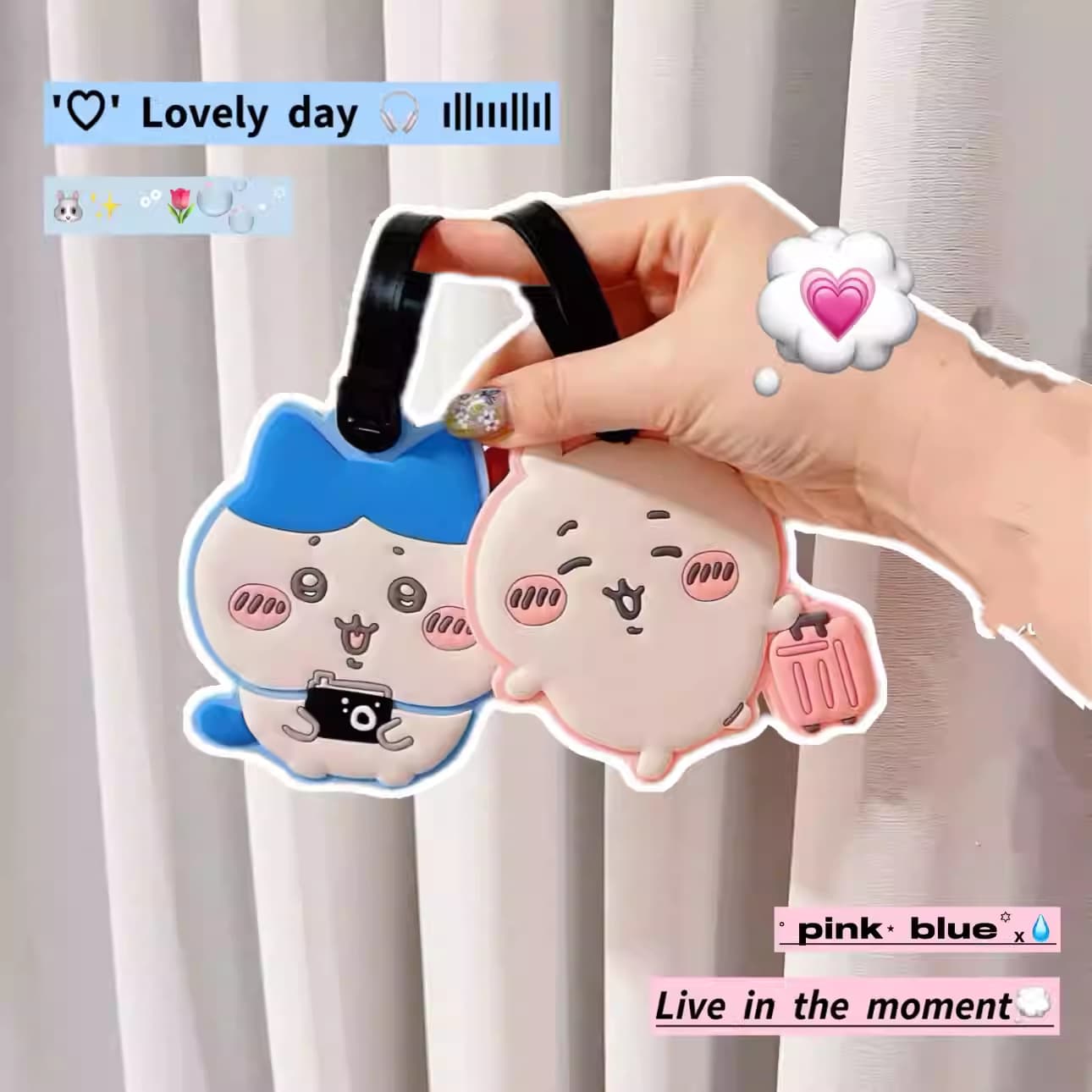Cartoon shaped soft rubber luggage tag custom image card sleeve suitcase hanging tag drip glue silicone luggage tag custom order
