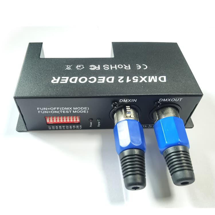 Constant Voltage DMX512 Decoder 4-Channel RGBW Decoder Stage KTV Lighting Control 4*10A