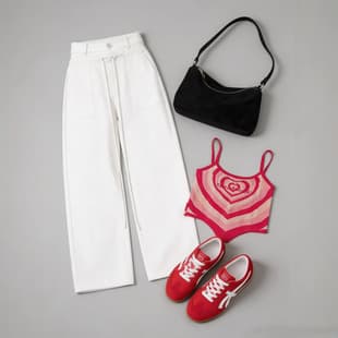 Summer Strappy Heart Print Sexy Hot Girl Crop Top Vest, Beach Vacation Strap Tank Top
