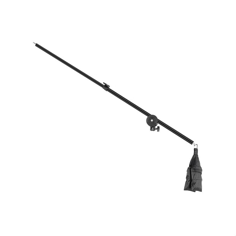 Photography tripod, cantilever, fill light, flash, softbox, telescopic boom, top light stand, overhead shooting, horizontal shooting, extension pole