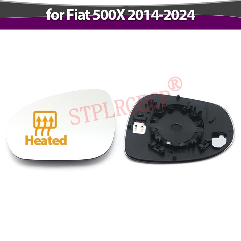 Suitable for Fiat 500X 2014-2024 heated lens glass reversing rear view lens