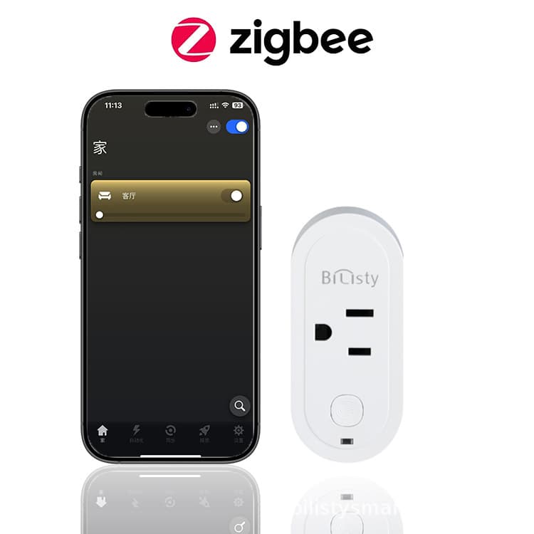 Zigbee US Plug Smart Socket with APP Remote Control, Alexa Voice, Timer & Delay Function - Smart Home Essential