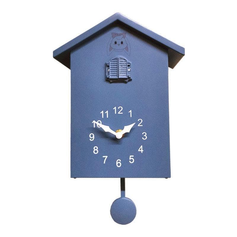 Guniao children's alarm clock hourly time bedroom wall clock retro European silent clock lazy sleeper wake-up cuckoo clock
