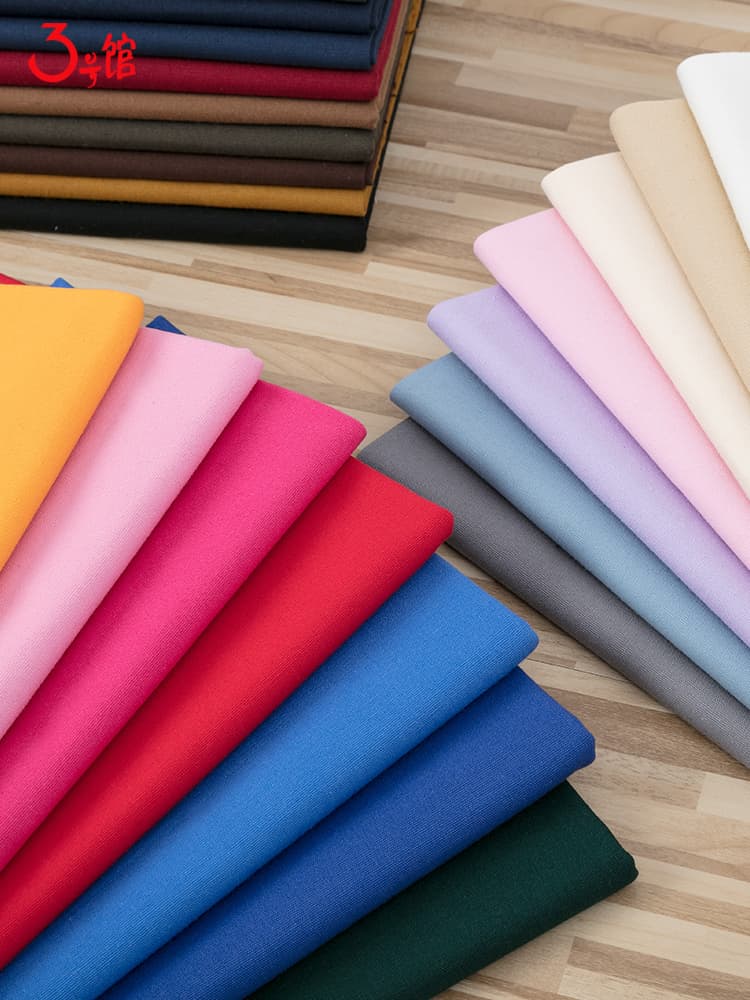 Thickened solid color pure cotton canvas fabric for sofa covers, curtains, tablecloths, cushions, throw pillows, and handmade DIY fabrics.