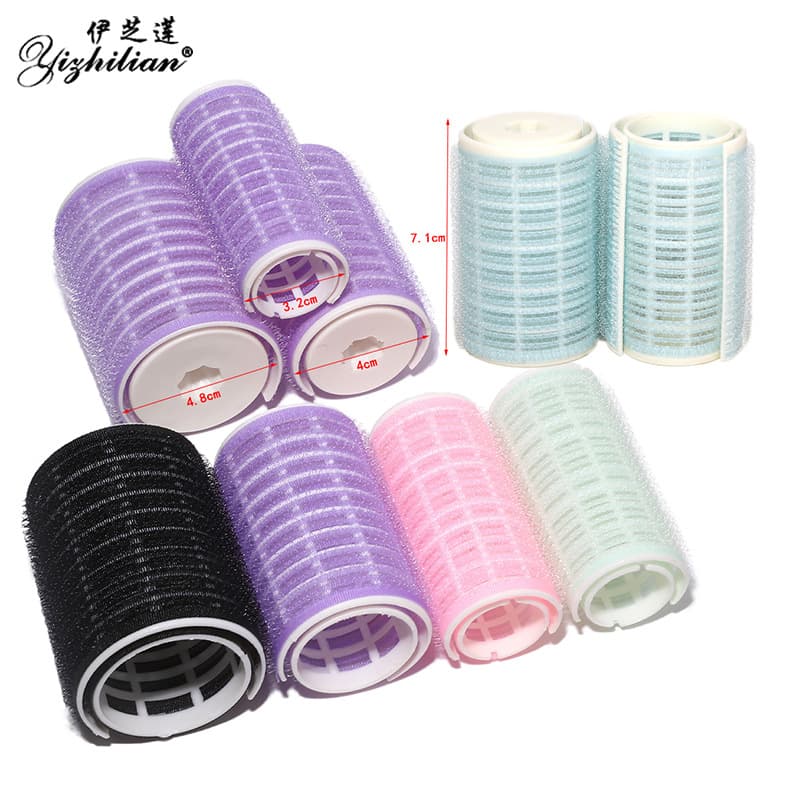 Self-adhesive Velcro Hair Rollers, Volumizing Root Lift Curlers, Nylon Air Curling Rollers, Wholesale