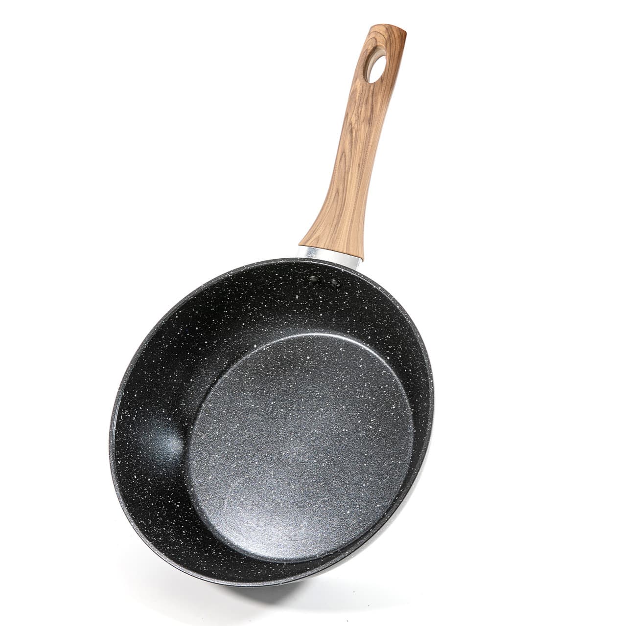 XJ23 Deep Fry Pan Non-Stick Frying Pan for Steak Breakfast Pancake Wok