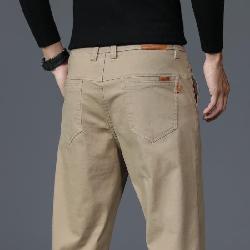 Pants Men Straight Leg Men's Business Trousers Men's Long Pants Simple Versatile Trousers Factory Processing Professional Factory Direct Supply