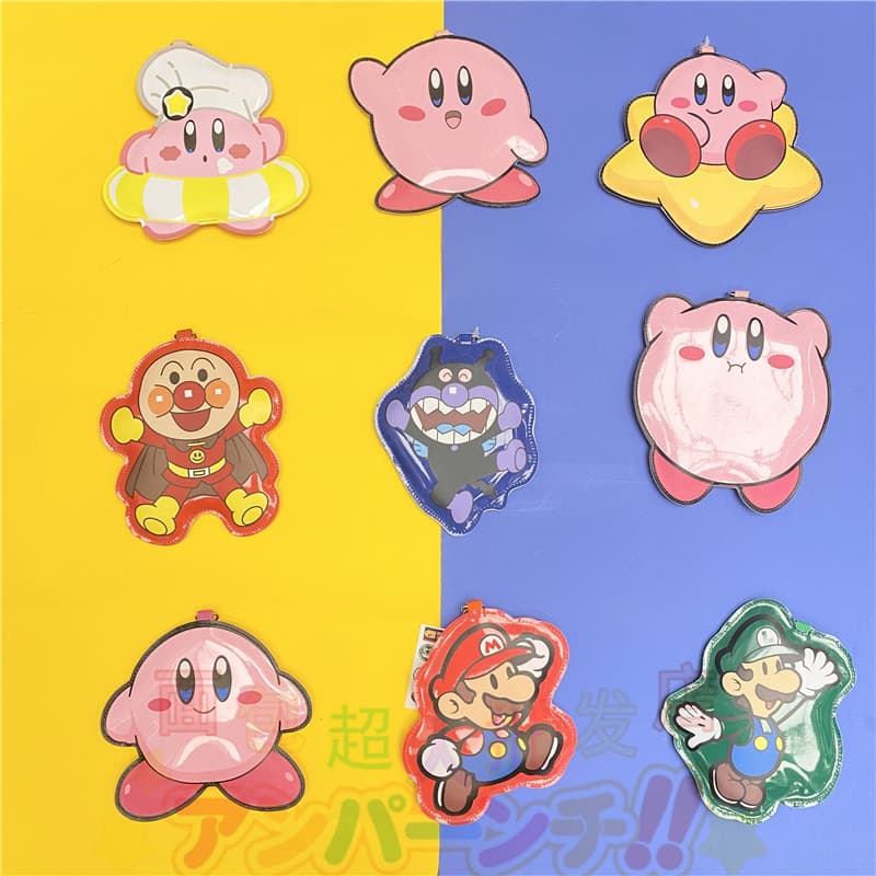 Japanese Cute Bread Superman Bag with Rope ID Bag Student Bus Card Bank Card Case Portable Card Bag Cute