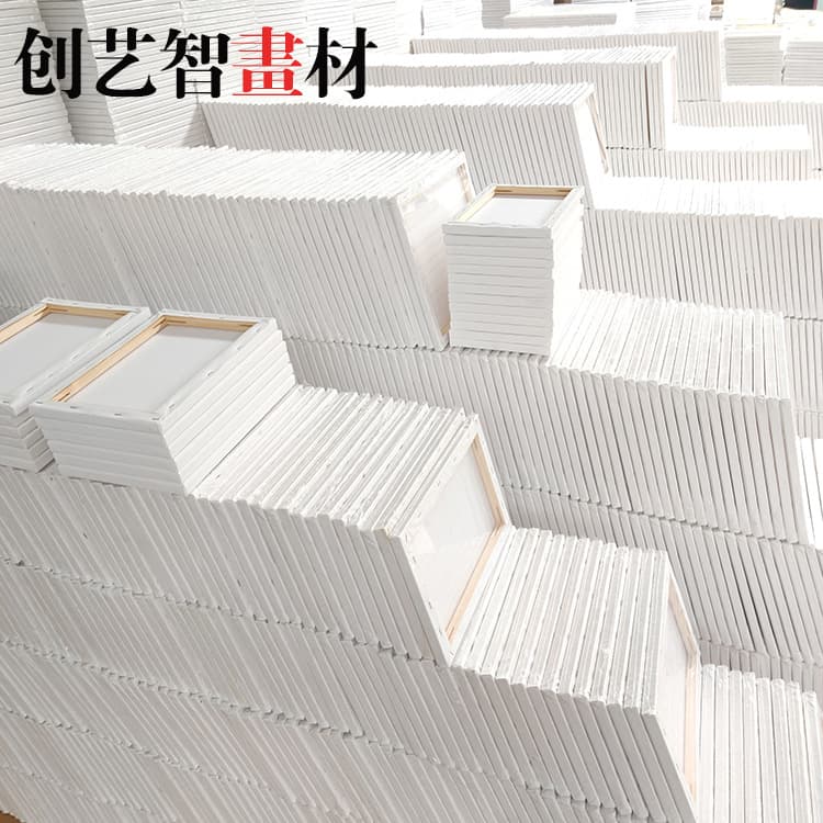 Pure Cotton Linen Acrylic Painting Frame DIY Art Canvas Board Wood Material Art Supplies Practice Professional Painting