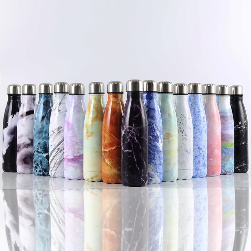 Factory Direct Cross-Border Supply Stainless Steel Insulated Cup Cola Bottle Trendy Water Bottle Outdoor Sports Export Water Cup
